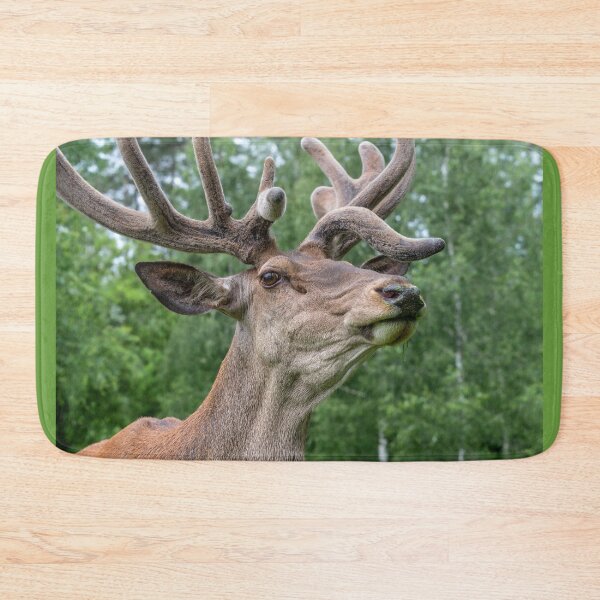 Item preview, Portrait of a majestic red deer designed and sold by AlbertMi.