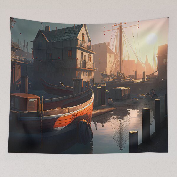 Item preview, Glowing Harbour designed and sold by D3monic.