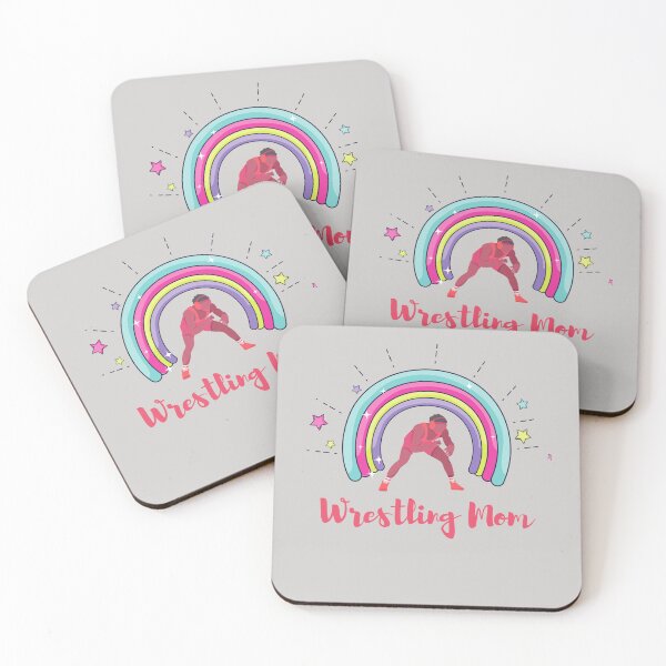 Item preview, Wrestling Mom Rainbow Mom Funny Mommy Wrestling Mother Day designed and sold by Sarah38.