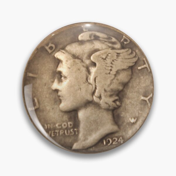 Item preview, 1924 D Mercury Dime designed and sold by coinsxcrochet.