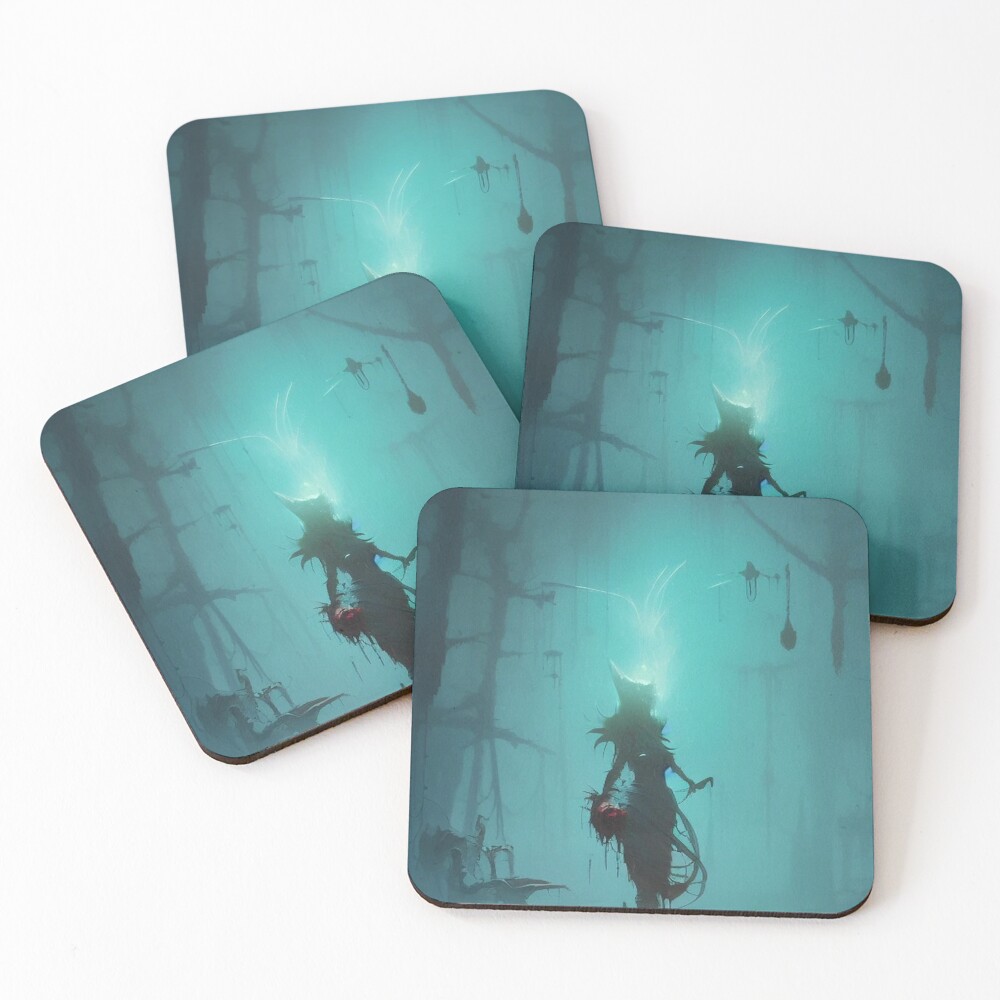 Item preview, Coasters (Set of 4) designed and sold by CyberNightCode.