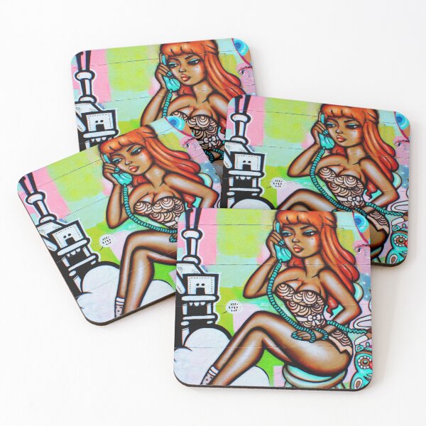 Item preview, Melbourne Babe | Graffiti Print designed and sold by skewdart.