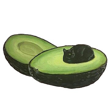 Artwork thumbnail, Avocado Cat by GuyBlank