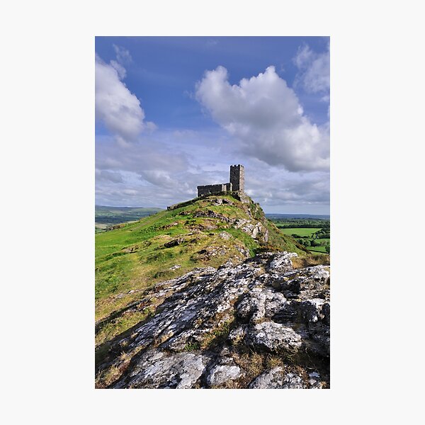 Brentor Church on Dartmoor - Devon Photographic Print