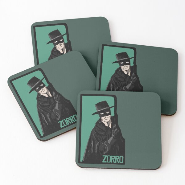 Item preview, Sneaky Zorro in aquamarine designed and sold by PheaDesign.