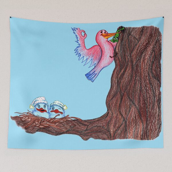 Item preview, Early Bird Gets the Worm designed and sold by Nalinne Jones.