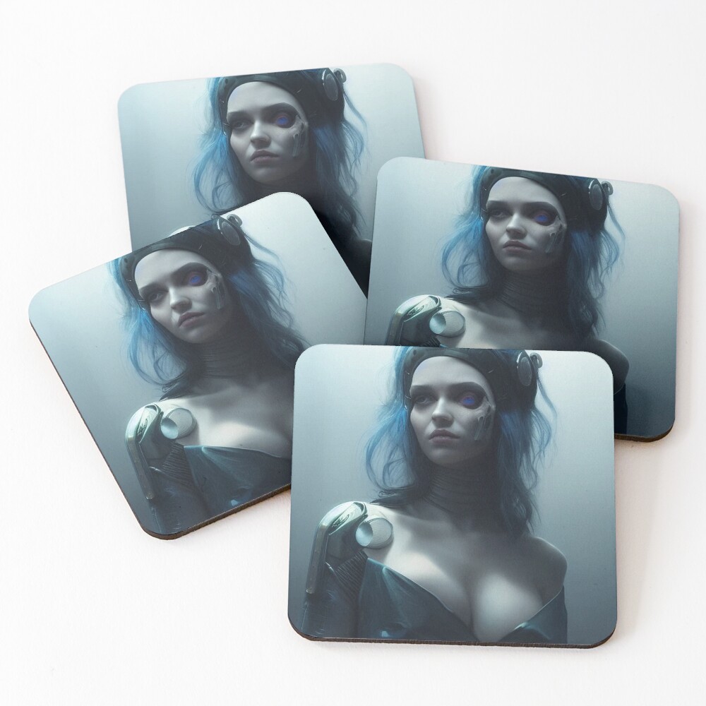 Item preview, Coasters (Set of 4) designed and sold by CyberNightCode.