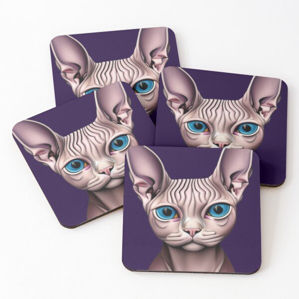 Artikelvorschau, Sphynx-Katze – Elegante süße haarlose Katze 2 entworfen und verkauft von AnadAA.