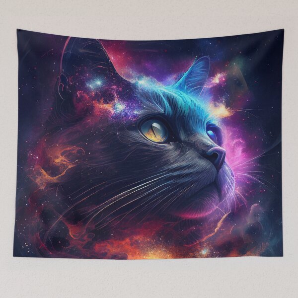 Item preview, Colorful Galaxy Cat designed and sold by AntibodyDP7.
