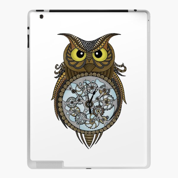 Steam punk owl iPad Skin