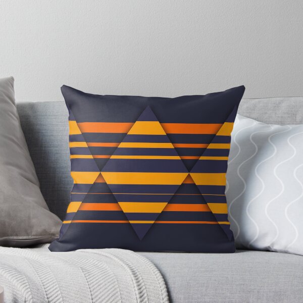 Item preview, Orange and Navy Diamond designed and sold by Oscar Dove.
