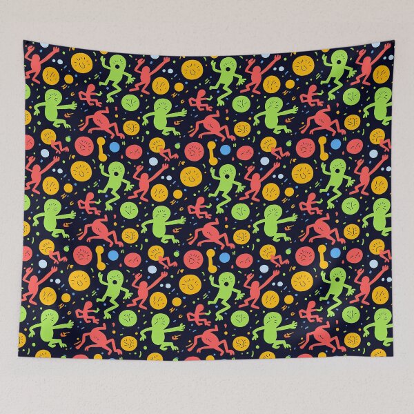 Item preview, Weird Aliens - Graffiti Abstract Art  designed and sold by Artilize.