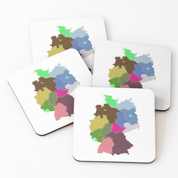 Item preview, Germany Color Map designed and sold by Pixel4Art.