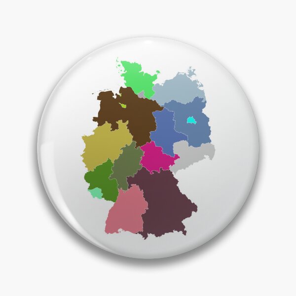 Item preview, Germany Color Map designed and sold by Pixel4Art.