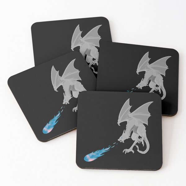 Item preview, Blue eyed Wyvern shooting flames designed and sold by AmonRa16.