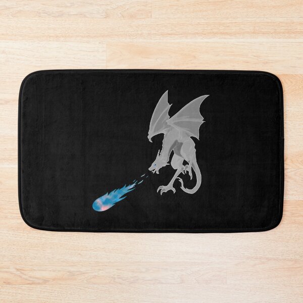 Item preview, Blue eyed Wyvern shooting flames designed and sold by AmonRa16.