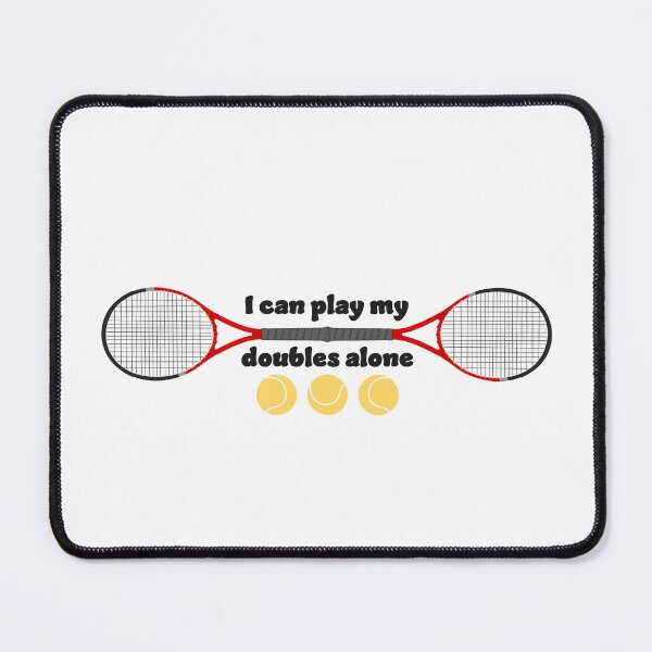 Item preview, Tennis doubles designed and sold by NoerdyundDoerty.