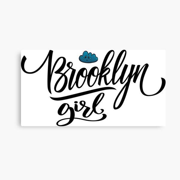 Item preview, Brooklyn Girl Cute Cloud New York Raised Me New York designed and sold by ProjectX23.