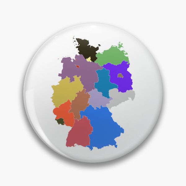 Item preview, Germany Color Map designed and sold by Pixel4Art.