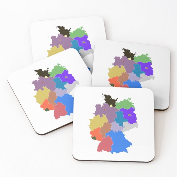 Item preview, Germany Color Map designed and sold by Pixel4Art.