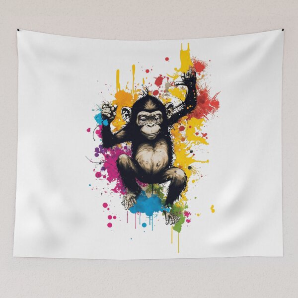 Item preview, Monkey Art-The New Monkey designed and sold by letsgetinspired.