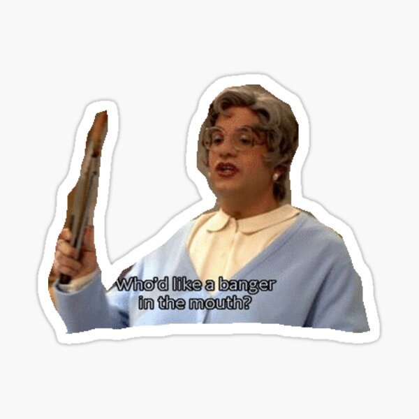 Tobias Funke as Ms. Featherbottom Sticker