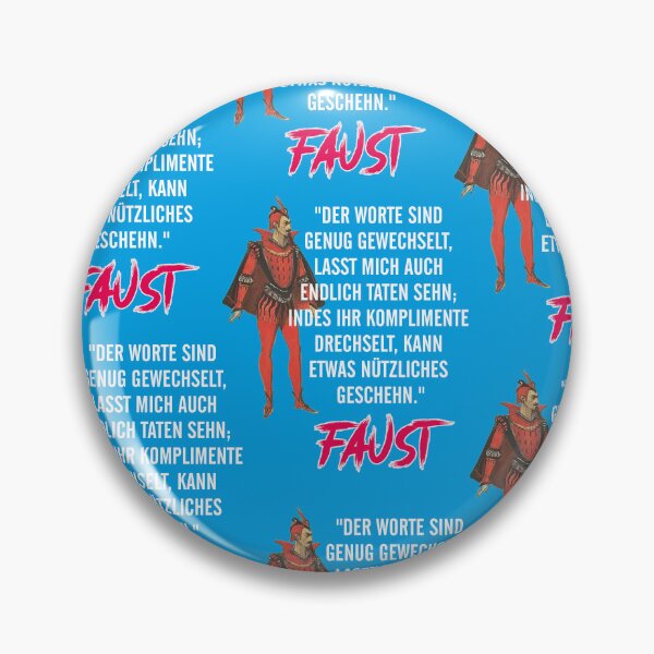 Item preview, Goethe quote from Faust designed and sold by Mauswohn.