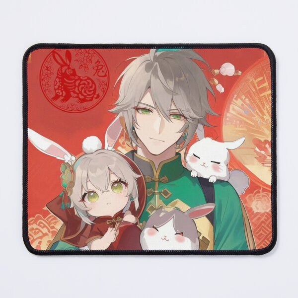Item preview, Al Haitham Genshin Impact Merchandise Nahida Genshin Impact Merchandise Al Haitham Poster Chinese New Year Al Haitham Genshin Impact carrying Nahida Lantern Rite Poster Al Haitham Merch Nahida Merch designed and sold by feach.