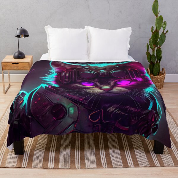 Item preview, Cyberpunk Cat designed and sold by chaoticabstract.