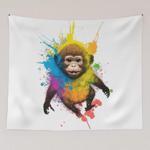 Item preview, Monkey Art-The New Monkey designed and sold by letsgetinspired.