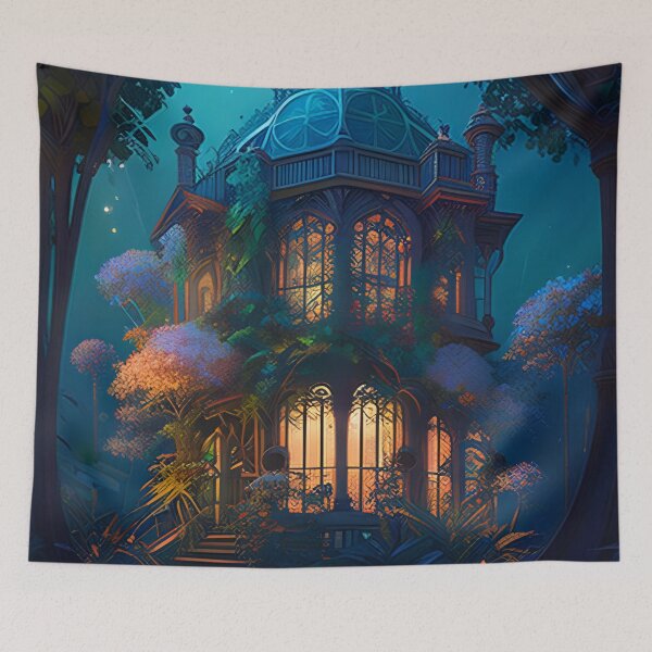 Item preview, The Enchanted Flower House designed and sold by D3monic.