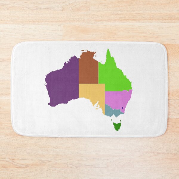 Item preview, Australia Color Map designed and sold by Pixel4Art.