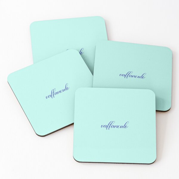 Item preview, Vaffanculo Italian old-saying word (blue text) designed and sold by EmeraldeaArt.