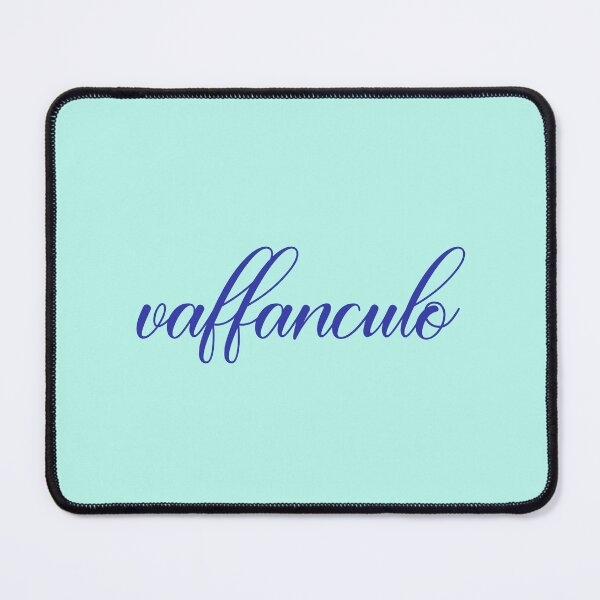 Item preview, Vaffanculo Italian old-saying word (blue text) designed and sold by EmeraldeaArt.