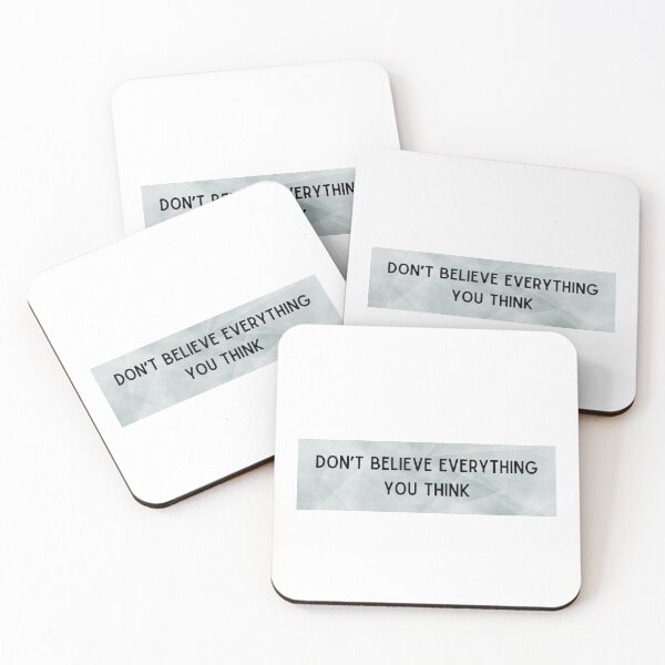 Item preview, Don’t believe everything you think sticker  designed and sold by thewiki lock.