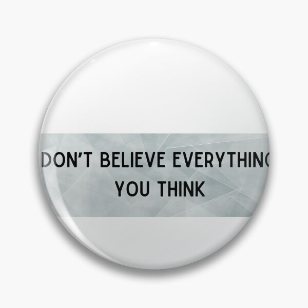 Item preview, Don’t believe everything you think sticker  designed and sold by thewiki lock.