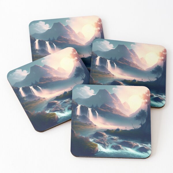 Item preview, The Mystic Mountains of the Fantasy World designed and sold by D3monic.