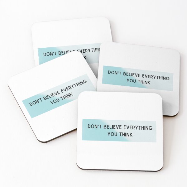 Item preview, Don’t believe everything you think Sticker designed and sold by thewiki lock.