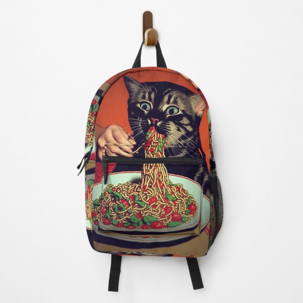 Item preview, Cat Eating Spaghetti Meme - Reimagined designed and sold by KLOIK.