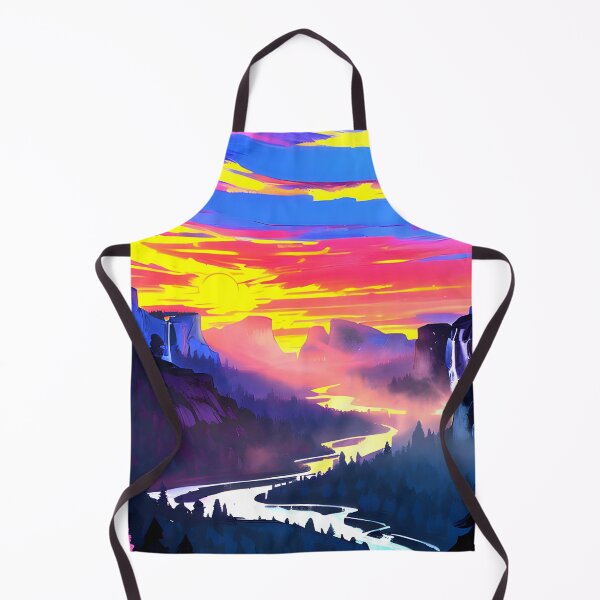 Item preview, Bring the Peace of Nature to Your Home with our Minimalist Mountain River View Print designed and sold by supeart.