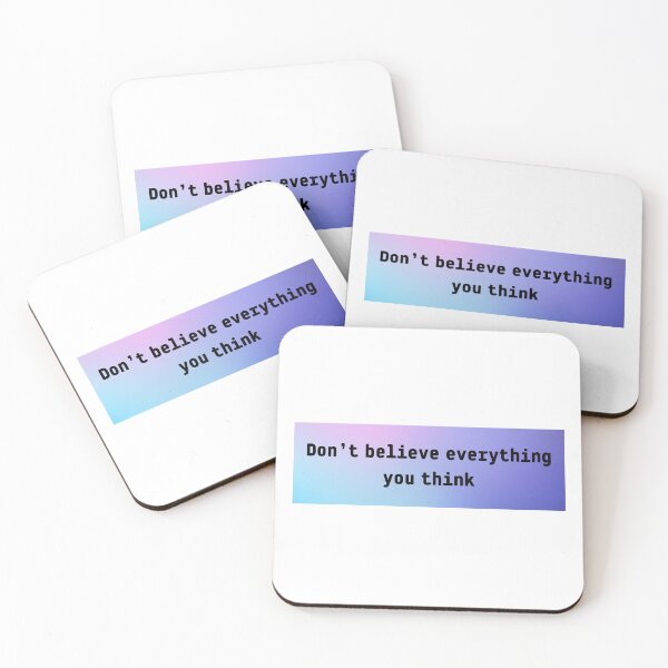 Item preview, Don’t believe everything you think- Sticker designed and sold by thewiki lock.