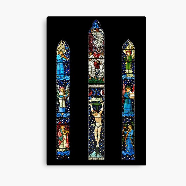 East Window, St James Church, Staveley, Cumbria Canvas Print