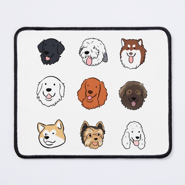 Item preview, Cute dog breeds heads illustration pack designed and sold by Yarafantasyart.