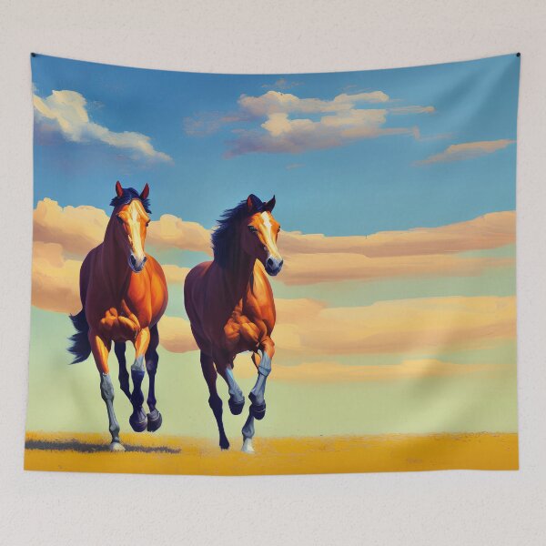 Item preview, Beautiful Wild Horse Running Art designed and sold by Blok45.