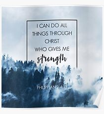 Wald Philipper 4:13 Poster