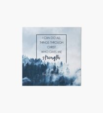 Wald Philipper 4:13 Galeriedruck