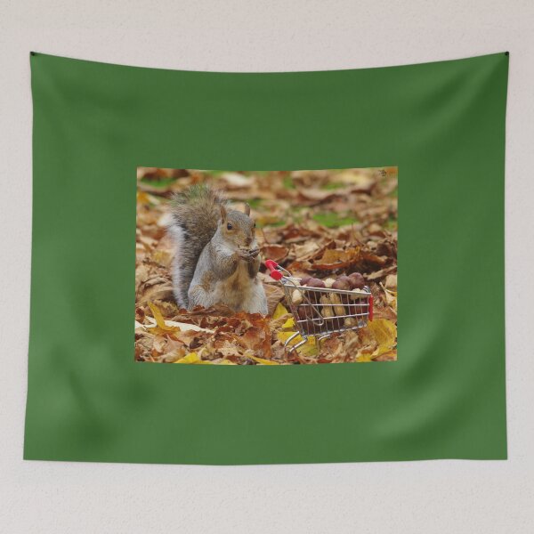 Item preview, squirrel with shopping cart designed and sold by Simon-dell.