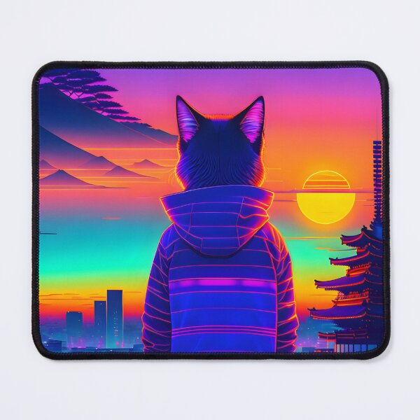 Item preview, Cat watching a sunset scene in Japan designed and sold by jortan1.