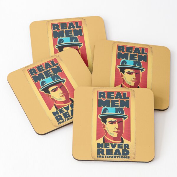 Item preview, Real men never read instructions designed and sold by SolidEarthArt.