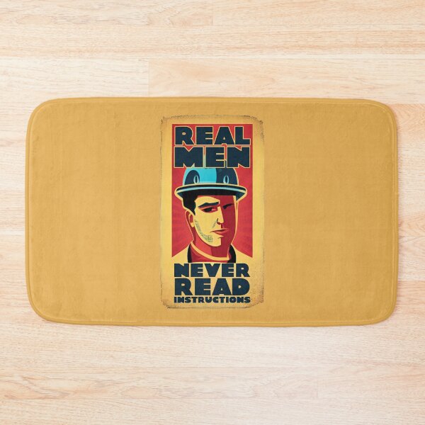 Item preview, Real men never read instructions designed and sold by SolidEarthArt.